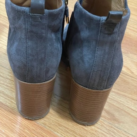 Alberto Fermani Grey Suede Ankle Booties Size 6 Great Condition - Picture 6 of 6